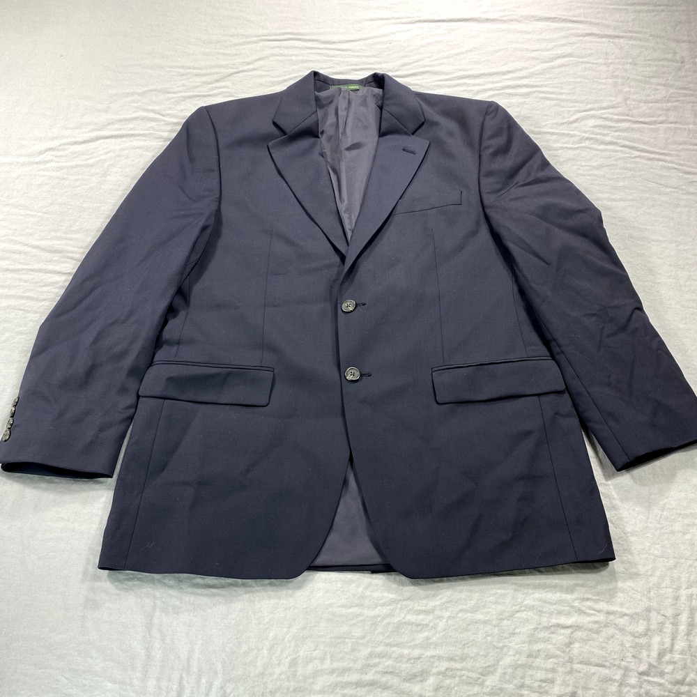 Lauren Ralph Lauren‎ LRL Blazer Mens 40R Blue Wool Sport Coat Suit Jacket Canada